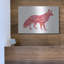  «Fox» par Erin Clark, art mural en métal, 36 po x 24 po-354060800