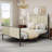 Upholstered Metal Canopy Bed-1280402147-1280402149