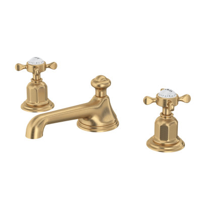 Edwardian™ Widespread Bathroom Faucet with Drain Assembly