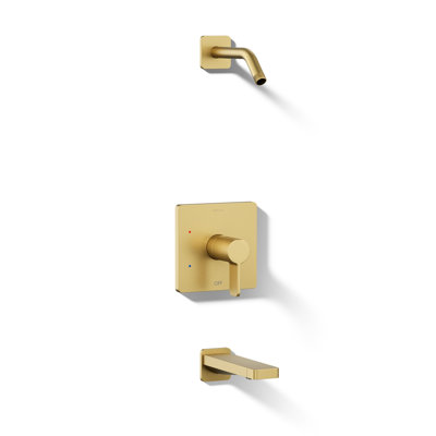 Parallel Bath and Shower Trim Set