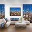 «Blooming Alabama Cotton Field», reproduction de photo sur toile tendue encadrée-26691172