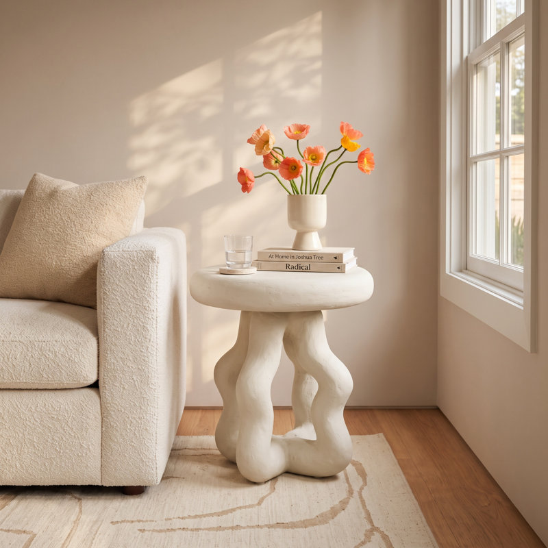 Darci Stone End Table