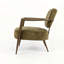 Modern Metal Frame Accent Chair, Upholstered Softy Fabric Side Chair, Mid-Century Comfy Lounge Armchair-51951235