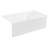 Kingston Brass Aqua Eden 60-Inch Acrylic Rectangular 3-Wall Alcove Tub with Anti Skid and Drain Hole-29273150