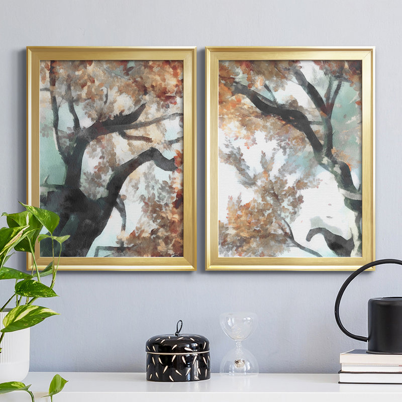 Fall Tree I, reproduction encadrée de qualité supérieure - prête à être accrochée, H 36,5 po x l 26,5 po x P 1,25 po