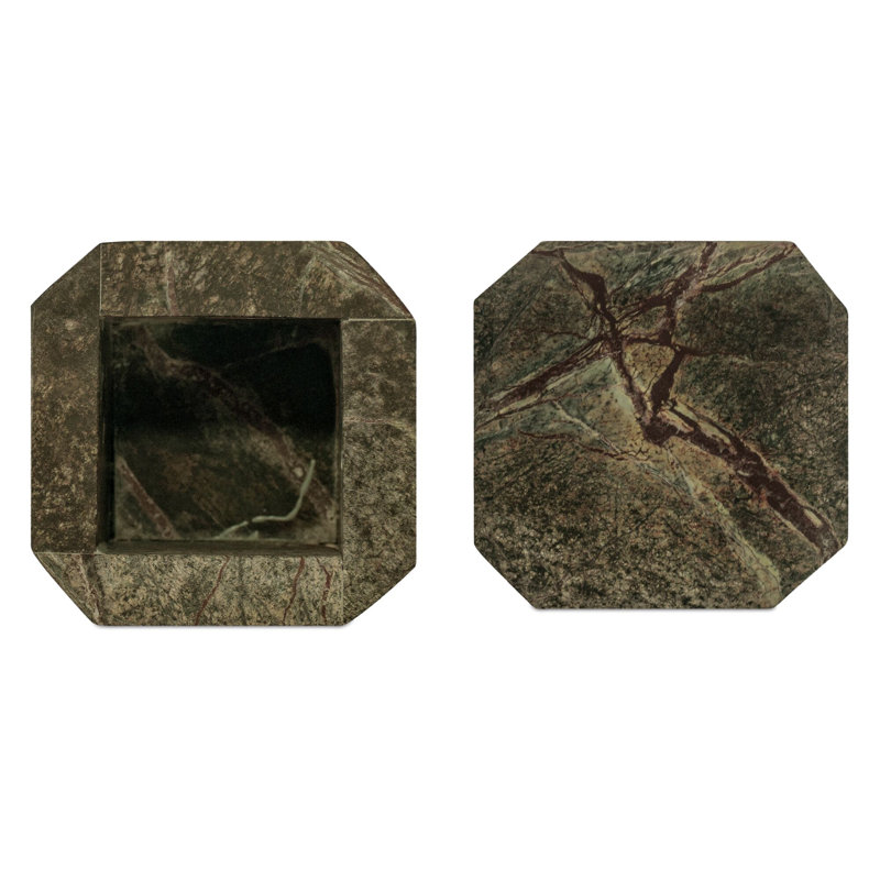 Forli Marble Box Rainforest Green, Green