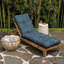 Coussin de chaise d'extérieur touffeté Arden EarthFIBER, 22 x 76
