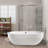 71" x 34" Freestanding Soaking Bathtub