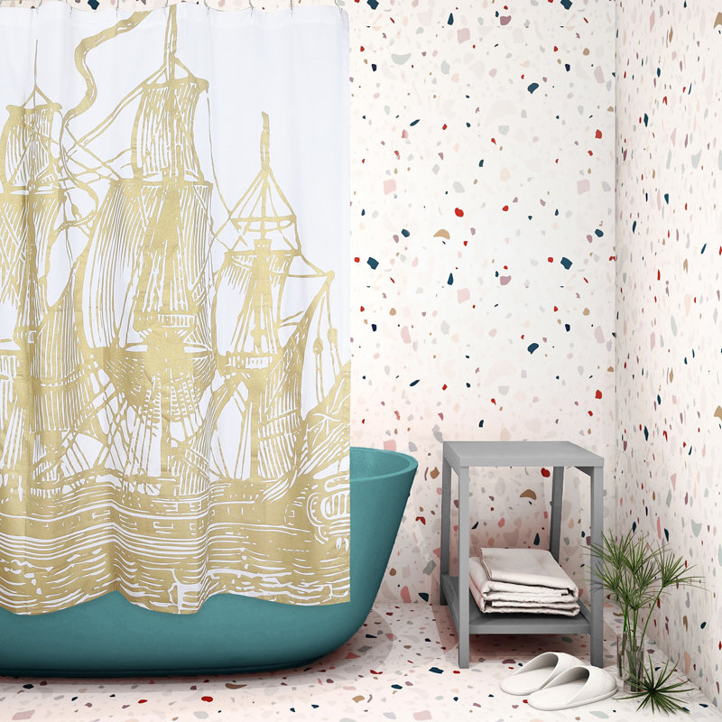 Crabtree Cotton Shower Curtain