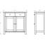 Eichorn 90.8cm Solid Wood Sideboard