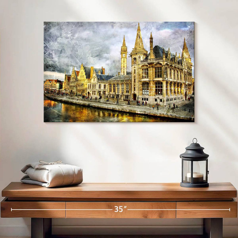 Ghent Landmark, 16" H x 24" W
