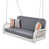 Coussin gris / cadre blanc est en rupture de stock