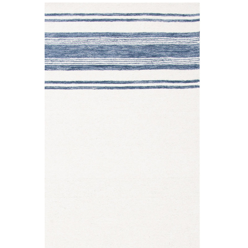 Tapis en laine et coton touffeté à la main Handler, Carré 6 pi