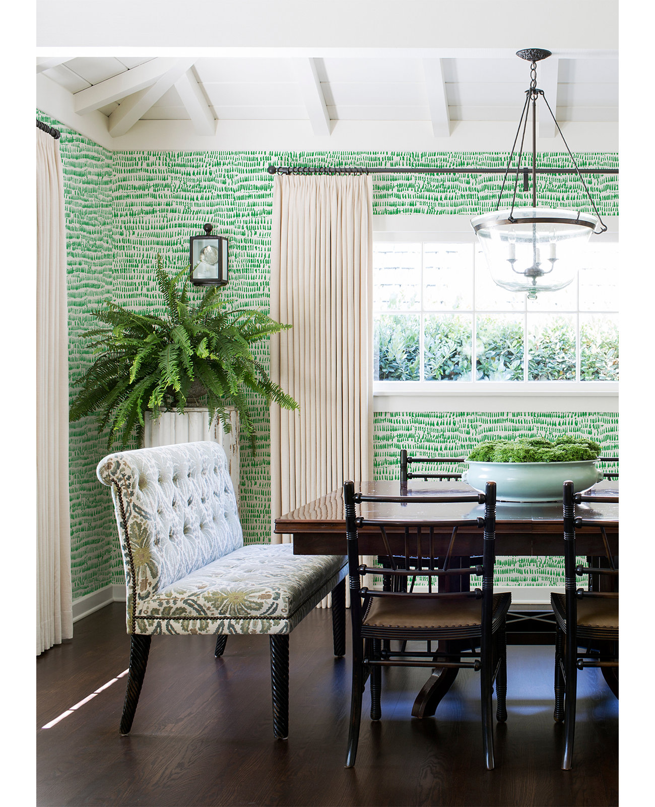 Bartlow Modern Abstract Wallpaper, Green