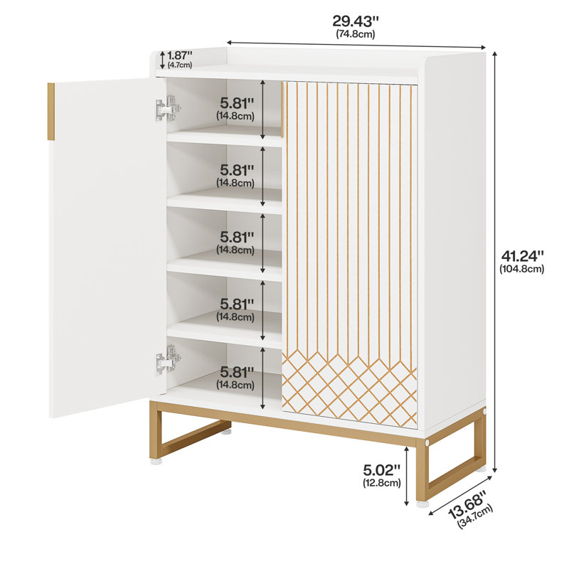Buffet Modern Modern avec portes, armoire à café autoportante pour salle à manger, cuisine et salon