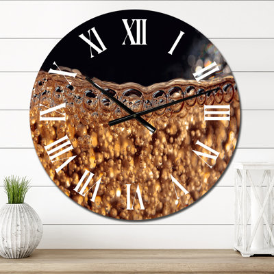 Makro Of Champagneated - horloge murale traditionnelle