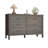 Farmhouse 6 Drawer Dresser for Living Room,Bedroom Dresser with Anti-Tip Device-1943919430