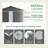 Metal outdoor storage sheds for Garden Storage Pet House (Sizes: 10'x8' / 4'x8'/ 4'x6')-110947070
