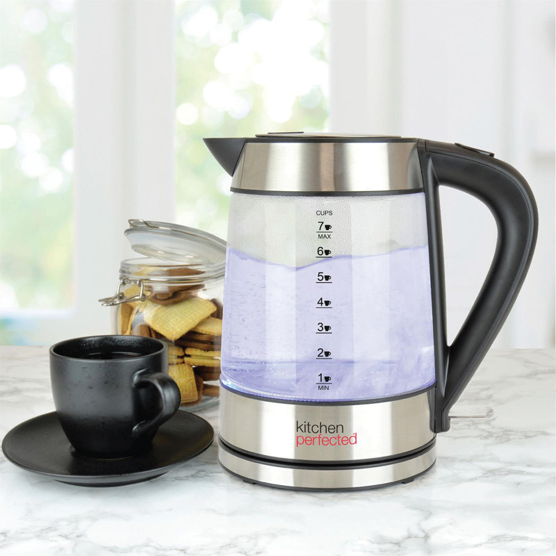 Lloytron 1.7L Glass Electric Tea Kettle