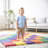 ECR4Kids SoftZone Patchwork Activity Folding Play Mat, 58in Square, Baby Essentials-99462831