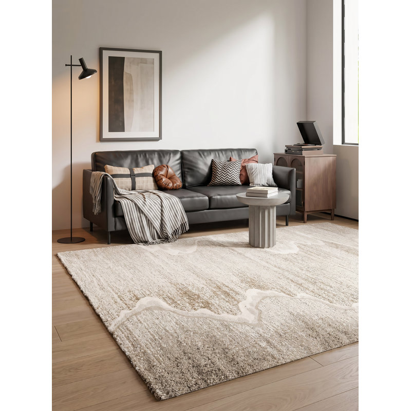 Abstract Area Rug, Rectangle 200 cm x 290 cm