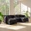 Canapé modulaire en chenille 3 places l 35 po x P 113,8 po x H 33,1 po Cloud-129063500-129388183