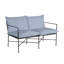 Italia 52" Wide Outdoor Loveseat with Cushions-1886021622