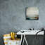  «Where The River Meets The Sea» par Aondrea H. Maynard, art mural sur toile, 12 po x 12 po
