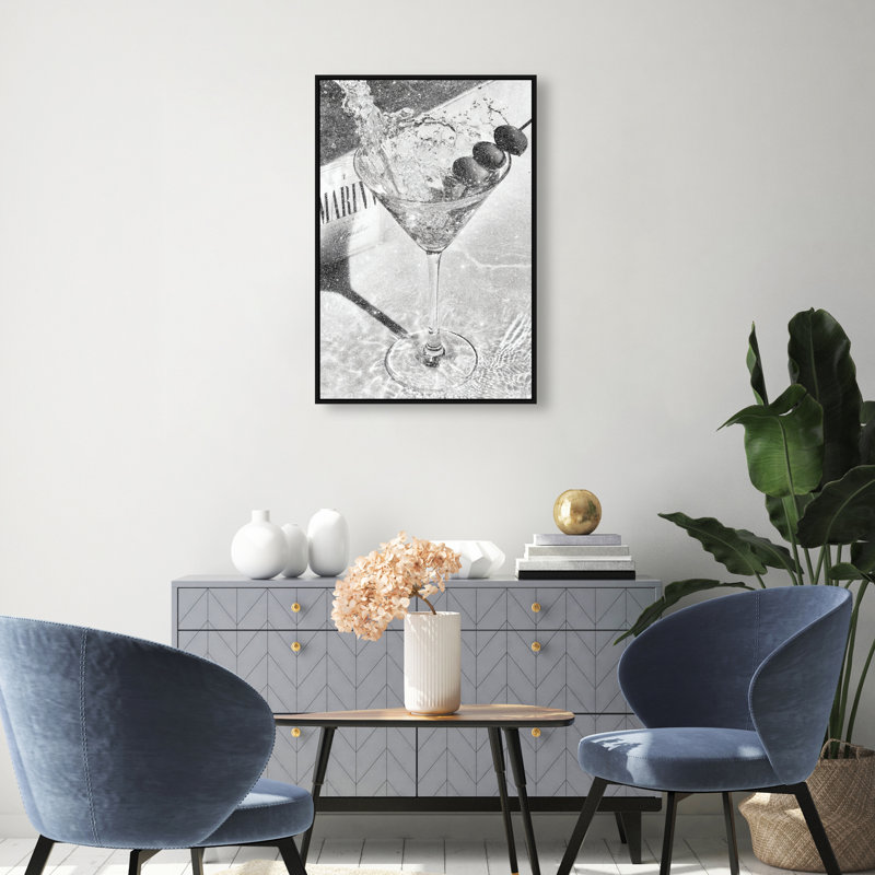 Chill Time II Print by Oliver Gal, 16"H x 11"W, Black Floater Frame