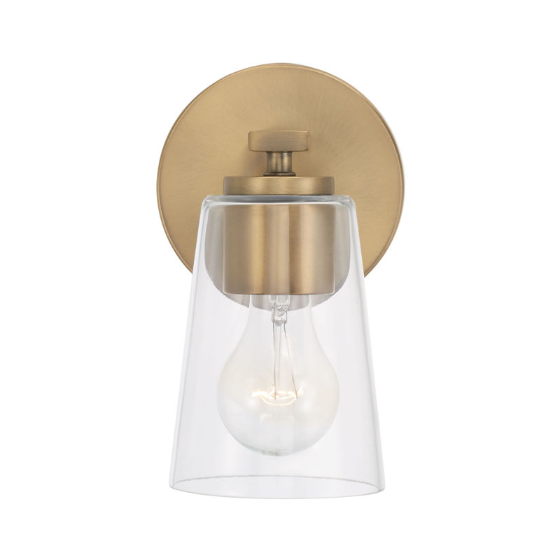 Zopyros Armed Sconce, Brass