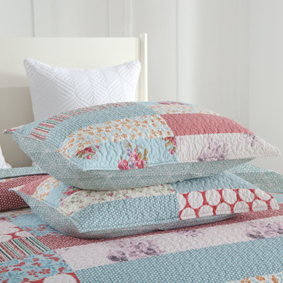 Ensemble de courtepointe imprimée à motif floral 3 pièces 3 pièces BY331