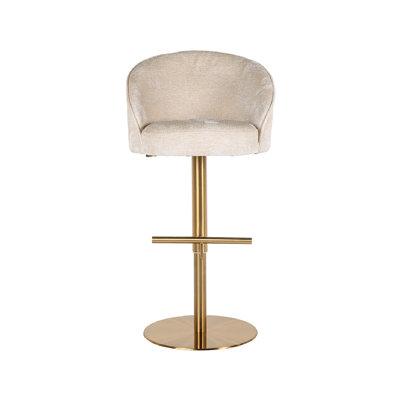 Zabi Swivel Adjustable Height Bar Stool