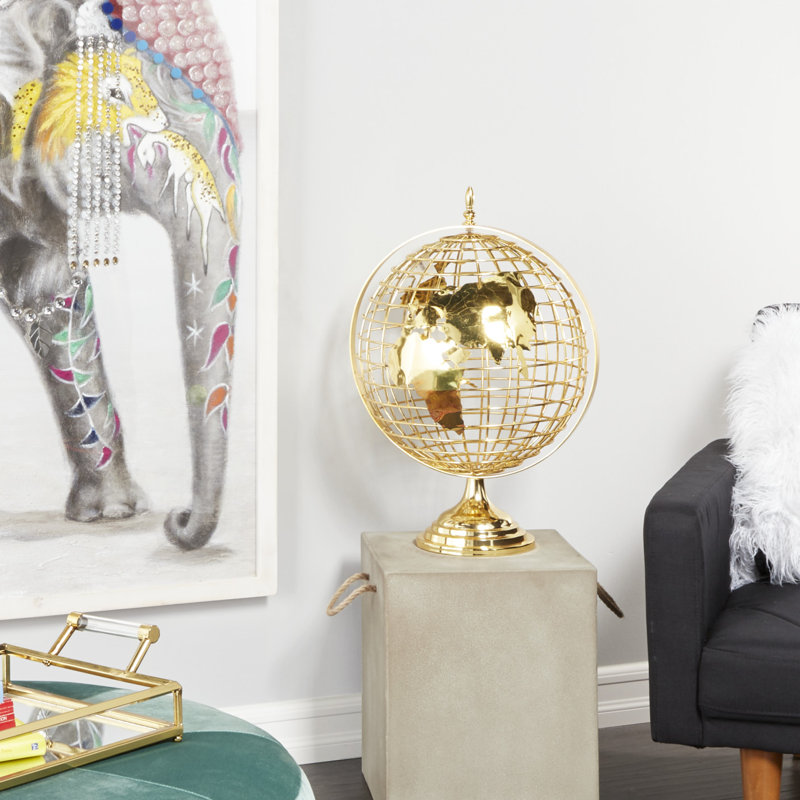 Metal Tabletop Globe