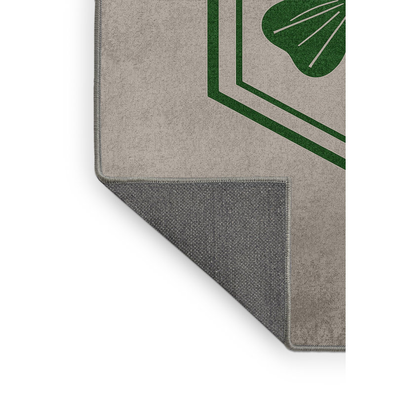 Soft Plush Escarcega St Patties Modern & Contemporary Abstract Area Rug in Gray – Gray Binding, 3x5
