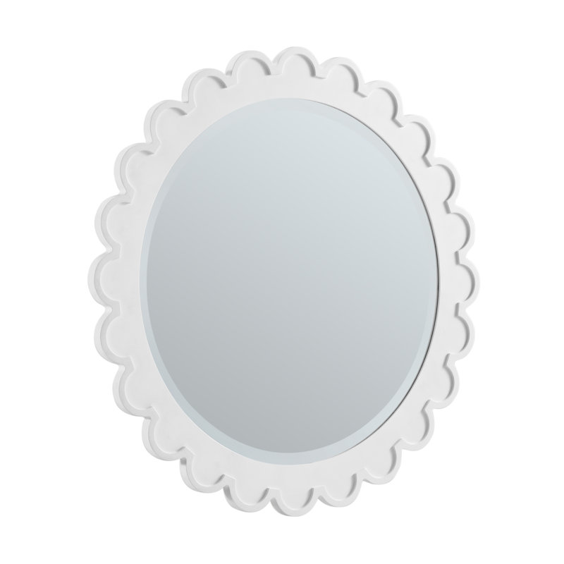 Adelese Scalloped Beveled Wall Mirror