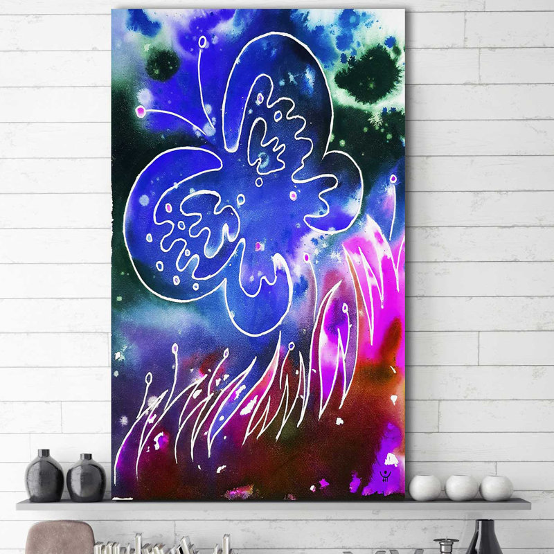 Reproduction d’art sur toile Butterfly, H 60 po x l 36 po x P 1,5 po