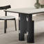 Table rétro en bois massif avec plateau inférieur-668848665