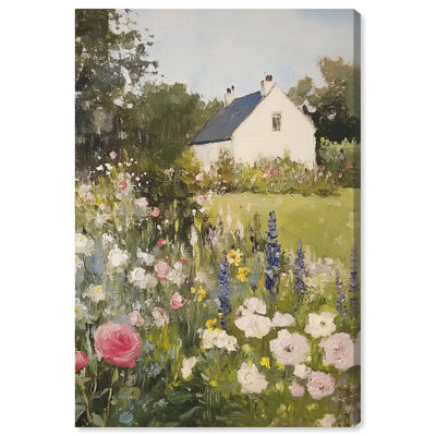 Décoration murale nature sur toile Floral Farmhouse II par Art Remedy