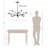 Klotilda 12 - Light Dimmable Modern Sputnik Sphere Chandelier-1311599362