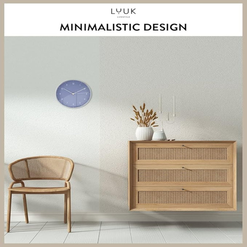 Horloge murale avec mouvement silencieux Luuk LifeStyle Minimalist