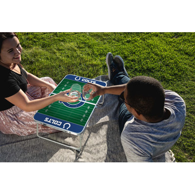 Rectangular Metal Folding Outdoor Picnic Table , 23.6'' in. W 15.75'' in. D