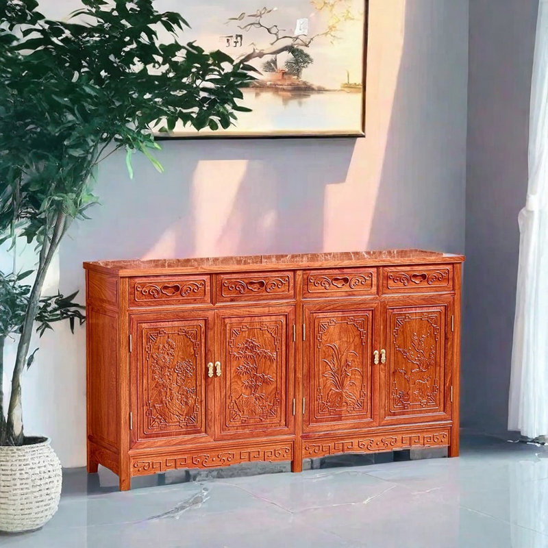 Buffet chinois en bois massif