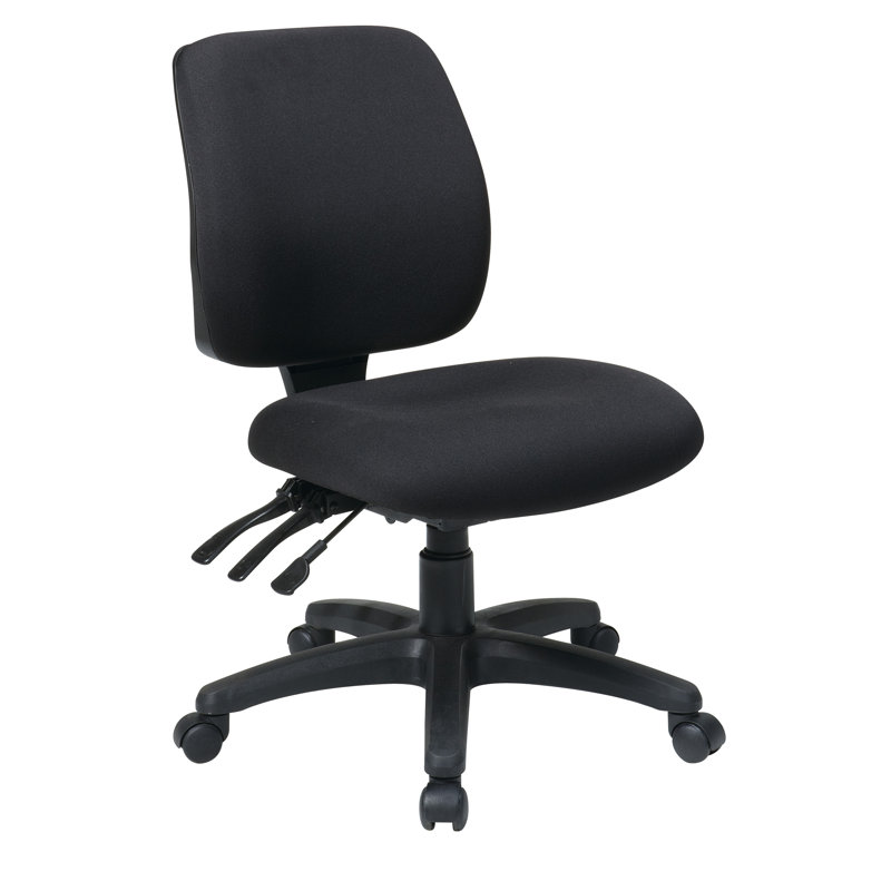 Chaise de travail Hathcock, SpringFlex - Charbon, Non inclus