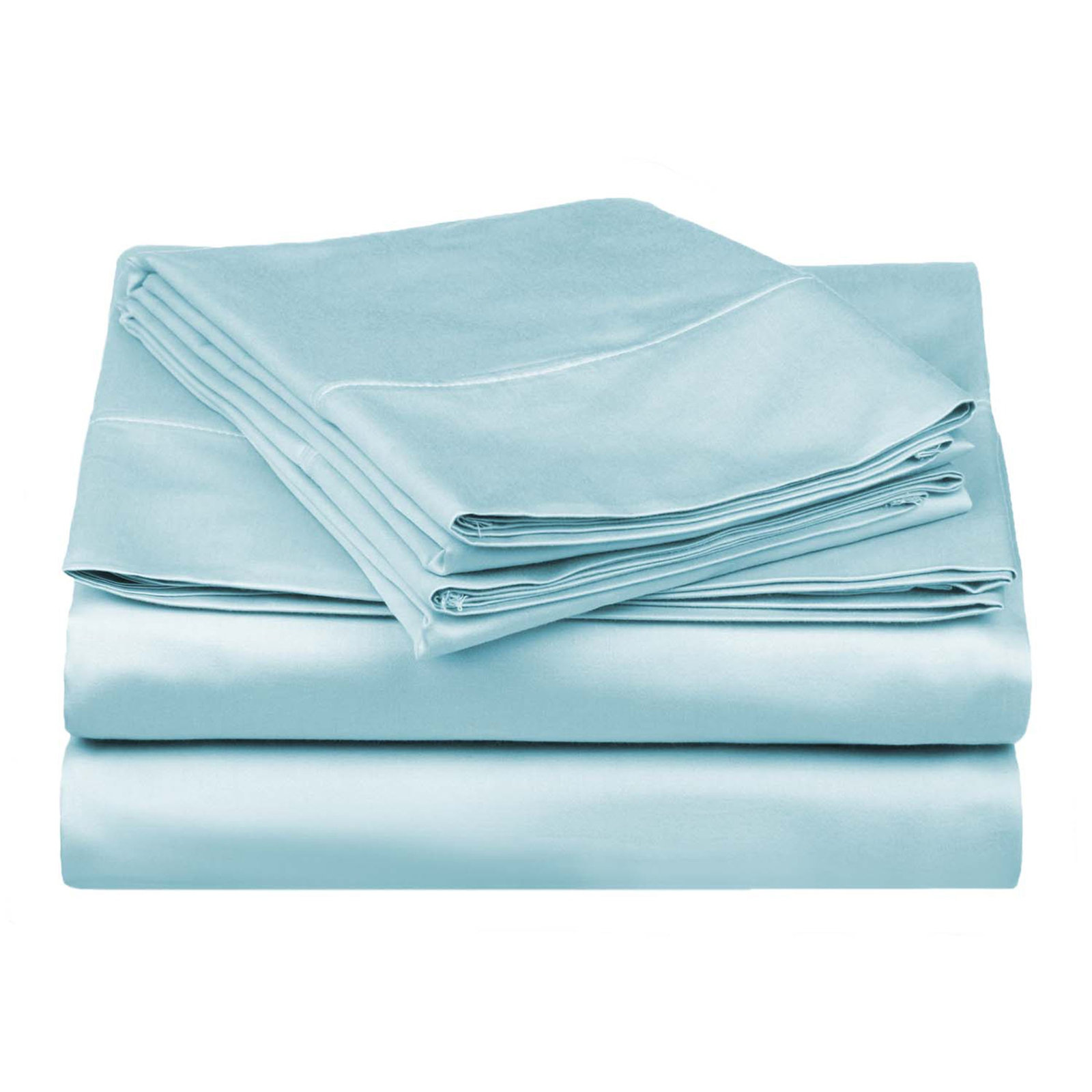 Edmont Cotton Sheet Set, Split King, Light Blue