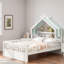 Lit maison en bois avec tablettes de tête de lit-1427370854-1427370853
