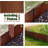6 Pack Pre-Rusted Cor-Ten Steel Landscape Edging - 40" L x 8" H Each (20ft Total) N