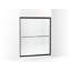 Finesse 54.62" W x 70.06" H Double Sliding Frameless Shower Door with Clean Coat Technology