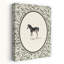 «Gentle Foal Vignette Classic Elegant Organic Horse Willow Nature Landscape», reproduction d'art murale-129896997