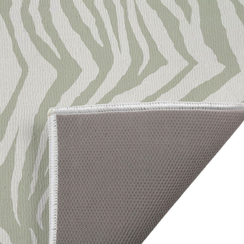 Paillasson Zebra, Vert clair, L 24 po x L 17 po