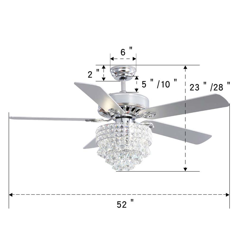 Friend Ceiling Fan with Light Kit
